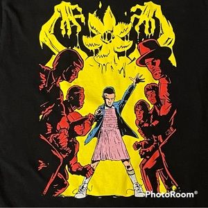 Stranger Things T-shirt Black Size XL